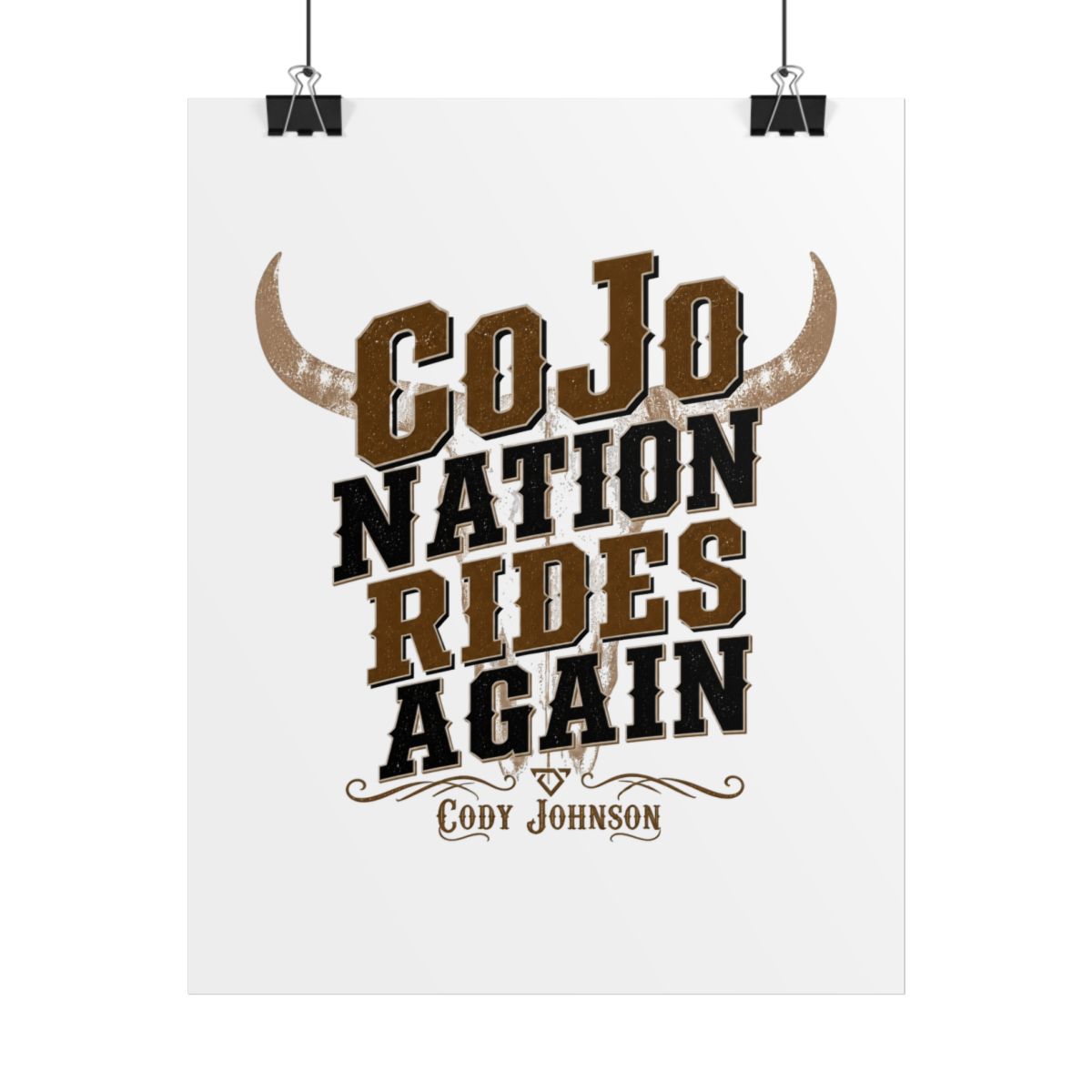 Cody Johnson "CoJo Nation Rides Again" Poster