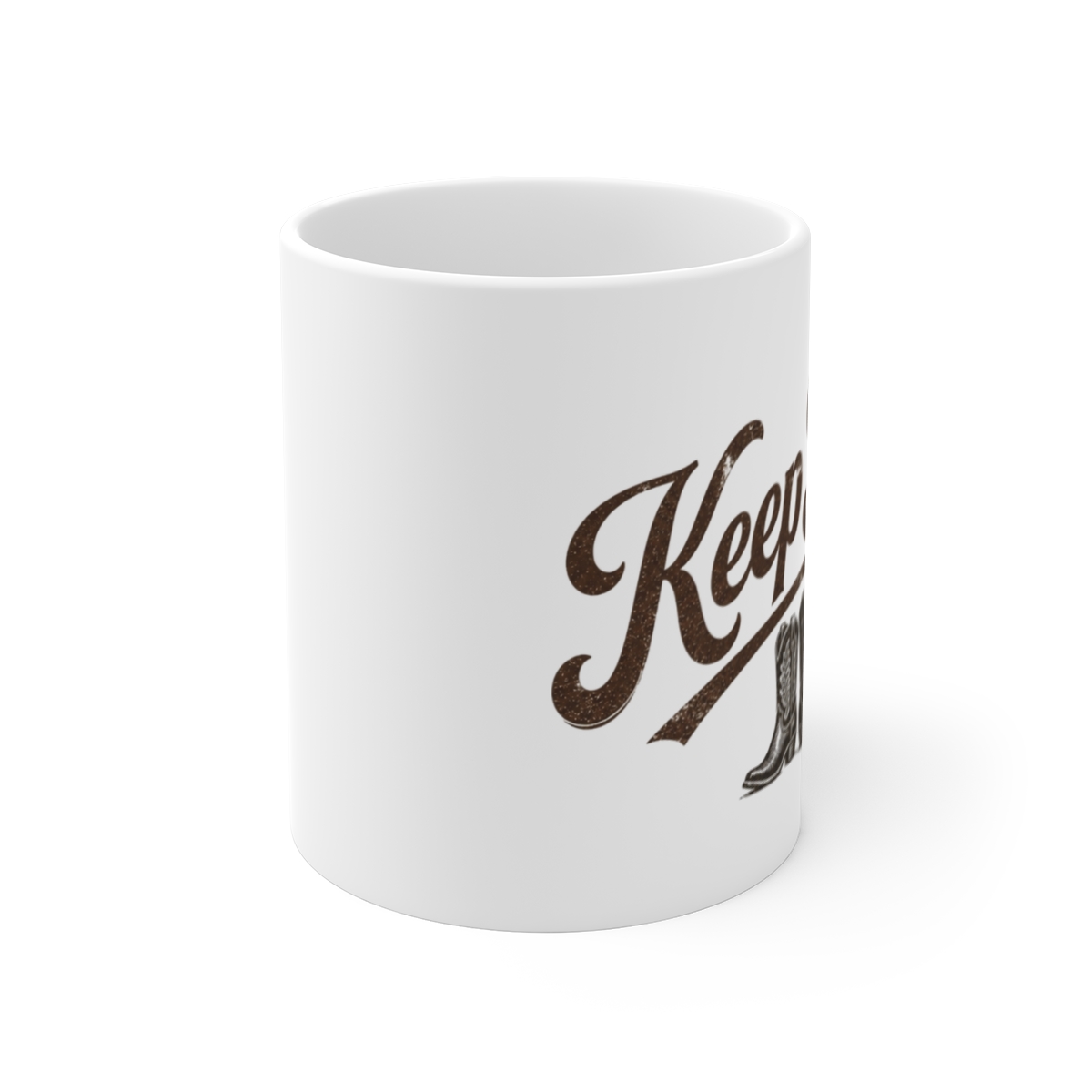 Cody Johnson "Keep Ridin" White Mug - alternate angle 1, merchandise