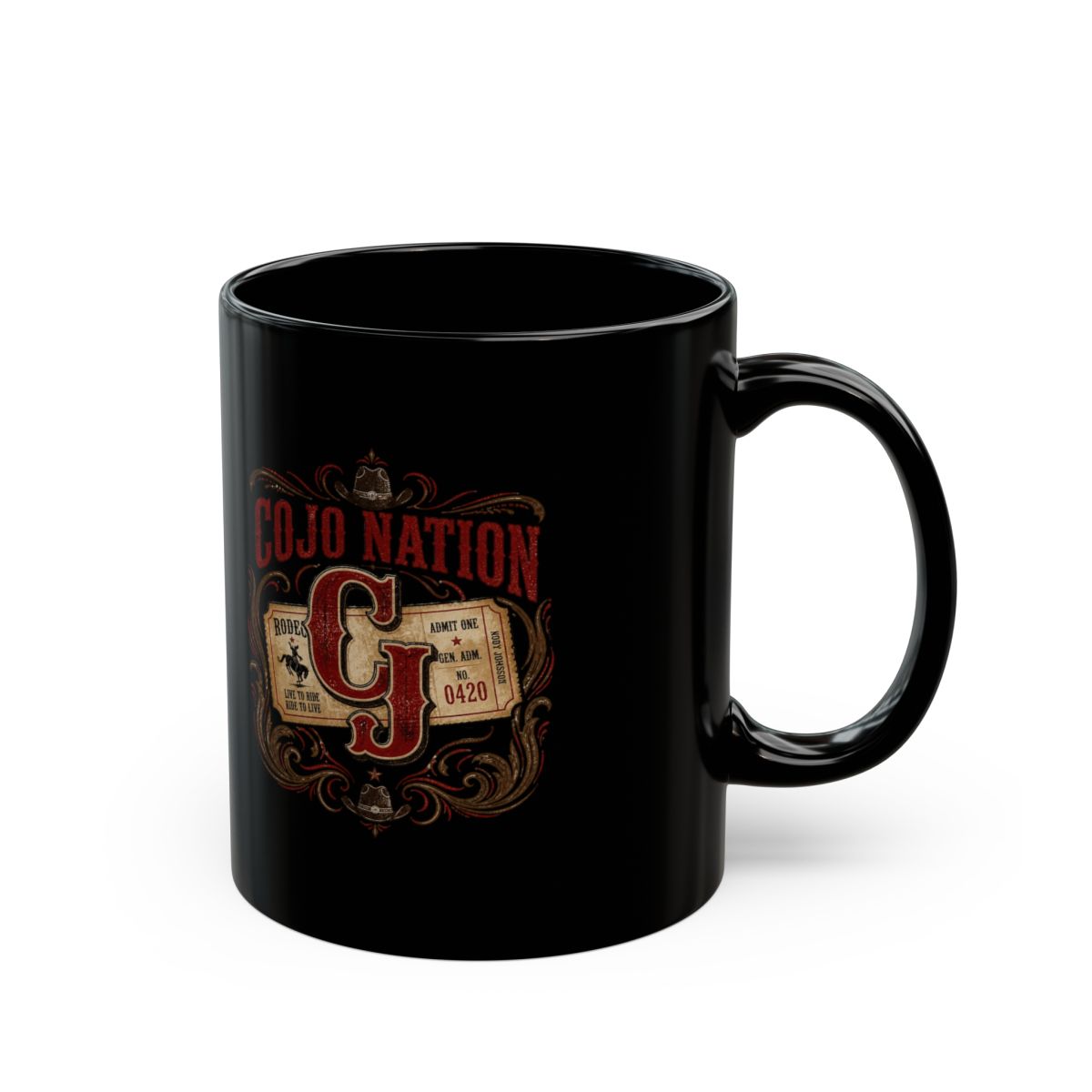 Cody Johnson "COJO NATION" Black Mug